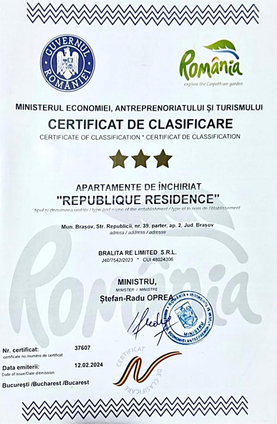 Republique Apartment Brașov